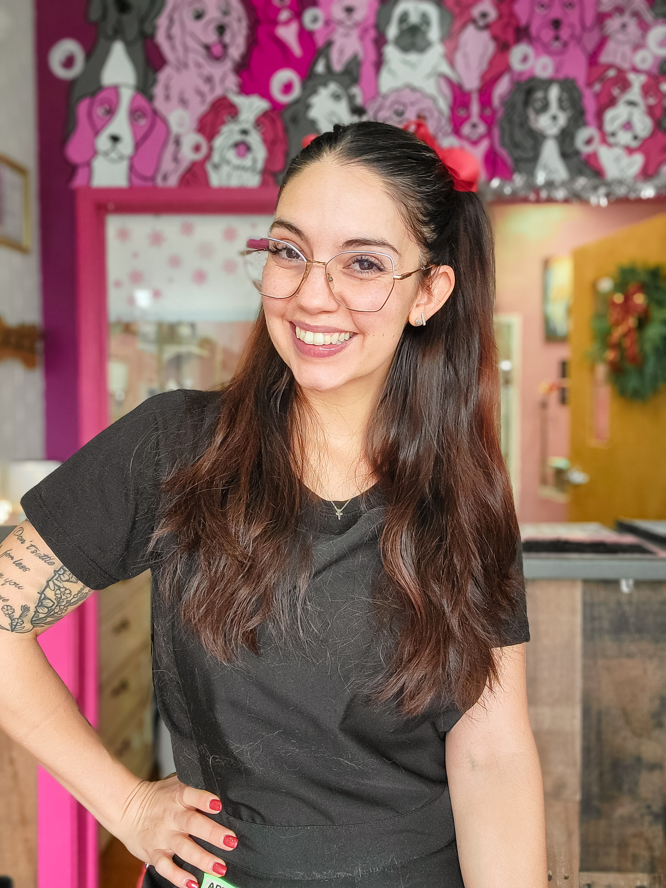 Ashleigh Lopez in Little Jenna's Grooming salon